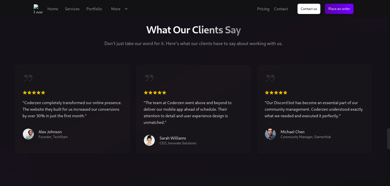 Coderzen Website gallery image 4